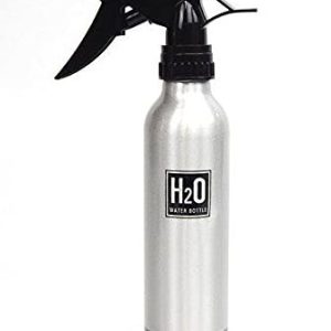 Aluminum Spray Water Bottle (Silver)