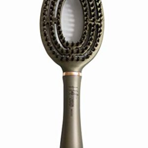 Halo Titanium Paddle Brush for Smooth Blowouts, Mixed Bristles, Gentle on Scalp