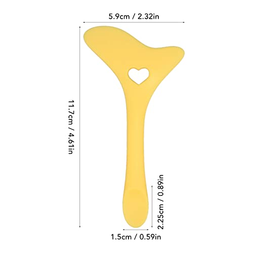 Eyeliner Stencils, Reusable Silicone Eyeliner Aid Mascara Shield Eyeliner Aid Silicone Eye Makeup Tool with Cream Applicator for Eye Shadow Mascara Drawing(A-1) - Image 5
