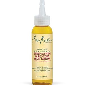Jamaican Black Castor Oil Hair Growth Serum for Healthy, Thicker Hair, 2 oz