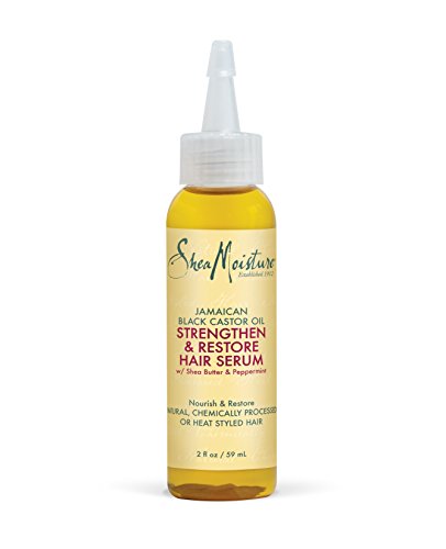 Jamaican Black Castor Oil Hair Growth Serum for Healthy, Thicker Hair, 2 oz
