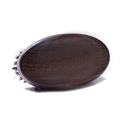 Black Walnut Handle Boar Bristle Beard Brush for Men's Grooming - Image 6