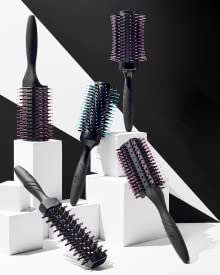 Wet Brush Smooth & Shine Round Brush - For Thick to Coarse Hair - A Perfect Blow Out with Less Pain, Effort and Breakage - Spiral Bristle Design Creates Smoother Styles, Black - Image 6