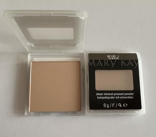 Mary Kay Sheer Mineral Pressed Powder Foundation Lot 2 Beige 0.35 oz New - Image 3