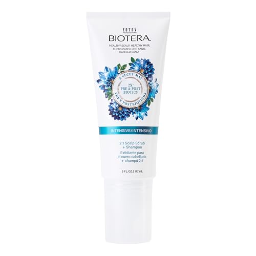 Biotera Intensive 2:1 Scalp Scrub Shampoo 6 Fl Oz Vegan Cruelty-Free Paraben Sulfate Free