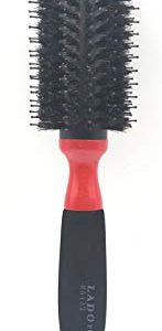 Professional Boar and Nylon Bristle Round Hair Brush 2 1/4 Inch Lightweight Aluminum Barrel for Blow Drying