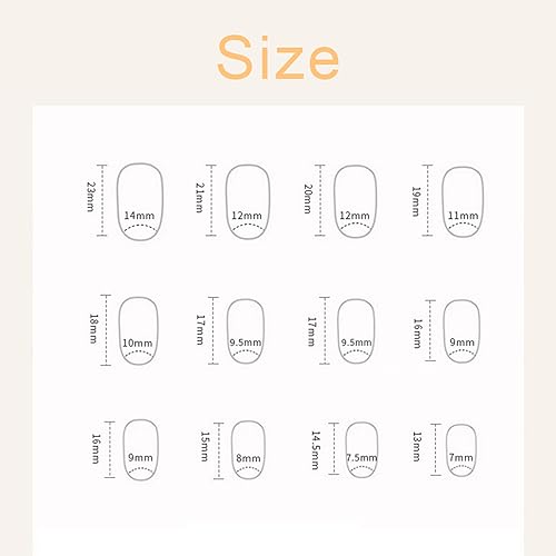 Sweet Pink Gradient Medium Oval Glossy Reusable Press on Nails Set - Image 6