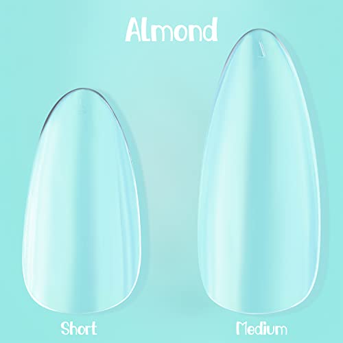 Almond Medium Soft Gel Builder Nail Kit for Professional DIY Applications - Image 4