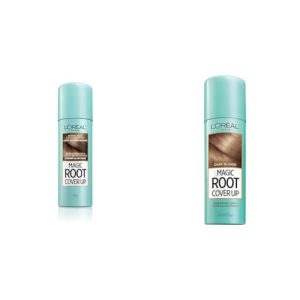 L'Oreal Paris Magic Root Cover Up Spray 2 oz Light Golden Brown Temporary Hair Color Concealer