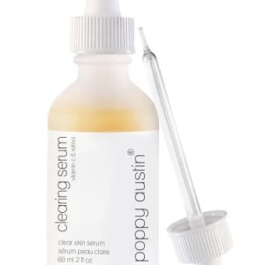 Poppy Austin Serum for Face, Face Serum for Acne Prone Skin, 2oz - Skin Clearing Serum for Face, Acne Scar Serum for Oily Skin, Niacinamide Serum for Hyperpigmentation, Wrinkles, Pore Minimizer Serum