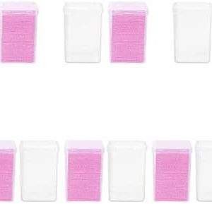 Beaupretty 14-Box Disposable Eyelash Makeup Remover Cleaning Pads for Easy Use