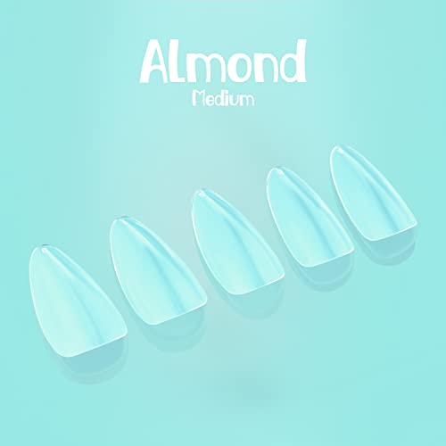 Almond Medium Soft Gel Builder Nail Kit for Professional DIY Applications - Image 2