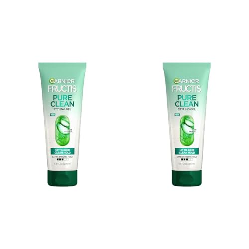 Garnier Fructis Style Pure Clean Styling Gel, 2 Pack, 6.8 Fl Oz Each