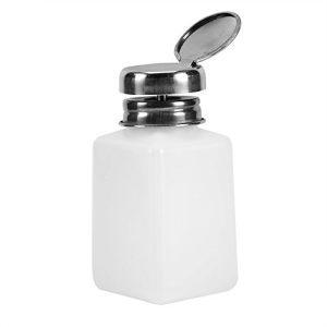 200ML Pump Dispenser,Nail Polish Remover Pump Alcohol Polish Makeup Cleanser Liquid Remover Empty Nail Bottle Pump Bottle For Nail Polish