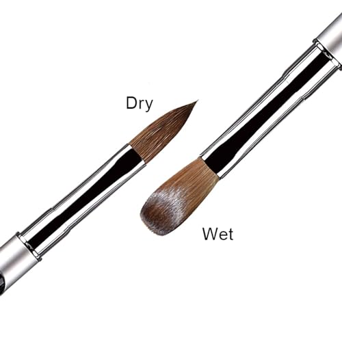 Professional Nail Pen Art Brush with Metal Handle Soft Faux Mink Bristles Multifunctional Uv Gel Carving for Acrylic Liquid Powder Painting Manicure 8 - Image 2