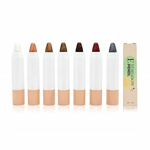 Eye Shadow Sticks Eyeshadow Pencils Shimmer Eyeshadow Makeup Eye Highlighter Longwearing Flake-Proof One-Swipe Coverage High Pigmented Waterproof Quick-drying for Creating High-Impact Deals Today - Image 6