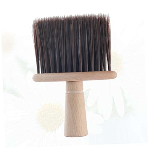 Neck Cleaning Duster Soft Hair Brush Hair Brush Cleaning Tool Hair Styling Brush Sepia Neck Duster Brush Broken Hair Cleaning Face Cleaning Tools - Image 6