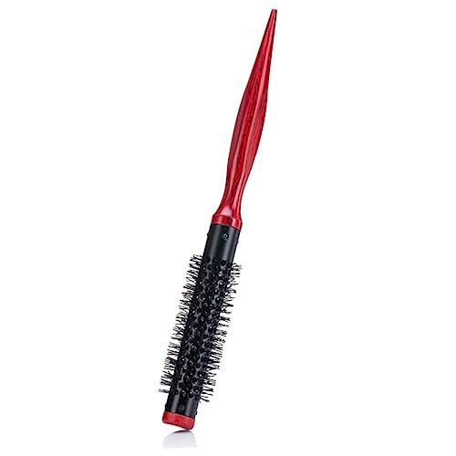 Round Comb Brush Round Comb Nylon Bristle Comb Hair Tool Tail Comb Man Wooden Roller Comb Pointed Tail Scalp Massage - Image 6