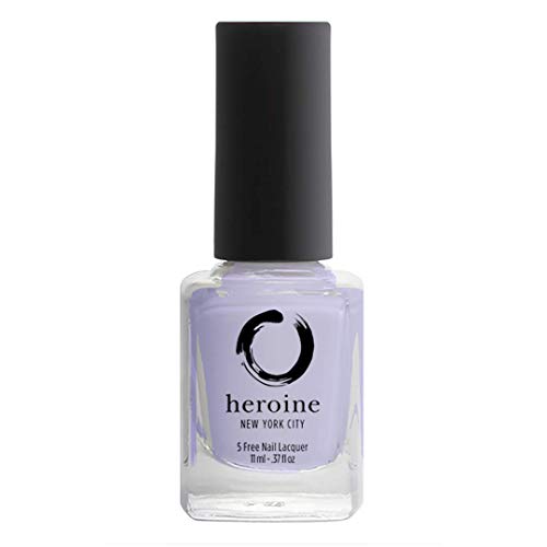 heroine.nyc pastel purple nail polish - Cruelty-Free, Vegan and Non-Toxic (9-Free) Formula - .37 fl. oz. (11 ml) - pastel purple, 1 bottle - LILAC IT