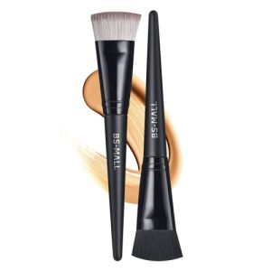 BS-MALL Foundation Makeup Brushes Pack of 2 Perfect Makeup Brushes for Home & Travel
