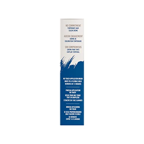 Punky Colour Streakin' Brush on Color Navy, Temporary Hair Color Creme, Instant, DIY Hairstyle, Vibrant, Soft Hold, Men Women Kids, Easy-Squeeze Tube, 1.2 fl oz - Image 4