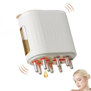 Hair Oiling Applicator, Root Comb Scalp Hair Brush for Scalp Oil, Anti Hair Loss Serum Dispenser, With 6ml Bottle, USB Rechargeable, Anti-leak, Not Tangle Bristle Hair Care Gift for Women&Men