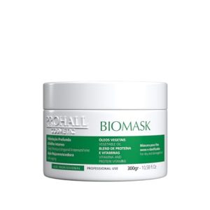 Prohall Cosmetic Biomask Brazilian Moisturizing Hair Mask-Intense Hydration Hair Treatment Masks for Color Treated Dry Damaged Hair & Over Styling–Renews to Extraordinary Soft Shine (10.58 fl.oz)