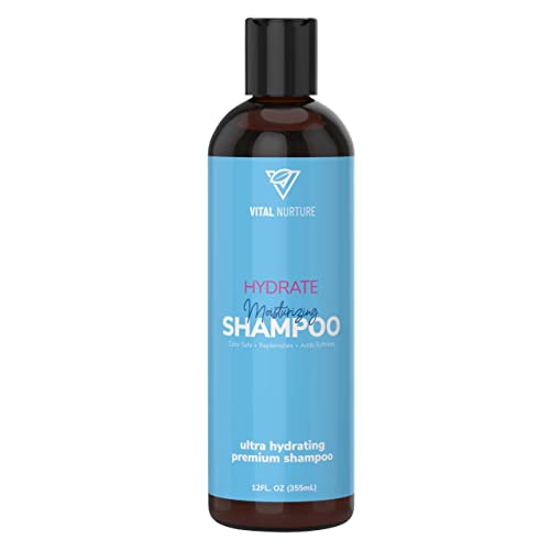 Hydrate Moisturizing Shampoo - With Aloe Vera For Dry Hair - With Olive and Argan Oil to Add Moisture and Shine - Sulfate, Paraben, and Phthalate Free Shampoo