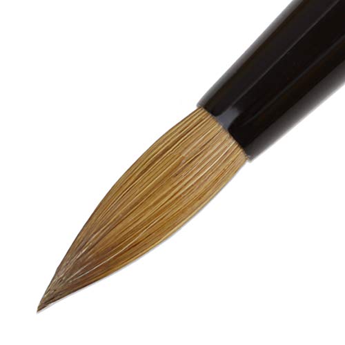 Pana Purple Wood Kolinsky Acrylic Nail Brush (Size: 6, 8, 10, 12, 14, 16, 18, 20, & 22) Kolinsky Hair (Size 8) - Image 4