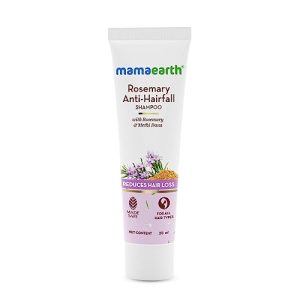 Mamaearth Rosemary Anti-Hair Fall Shampoo 20ml with Rosemary and Methi Dana for All Hair Types