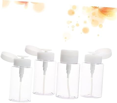 DOITOOL 8 Pcs Foam Dispenser Bottles Alcohol Dispenser Pump Bottle Dispenser Push Down Foam Pump Lockable Pump Dispenser Bottle Soap Makep Remover Bottle Mini Travel Squeeze Bottle White - Image 6