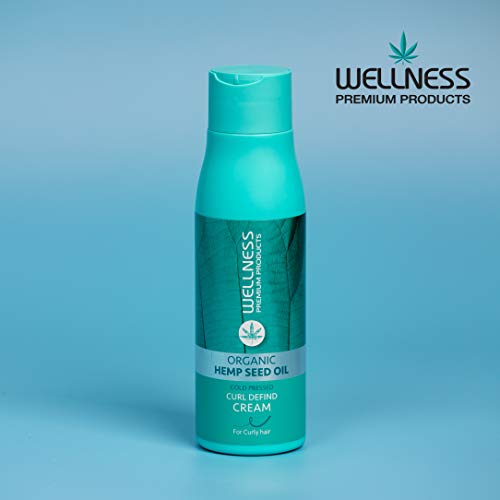 Wellness Premium Products Organic Hemp Seed Oil - Curl Defining Cream (500ml) - Image 2