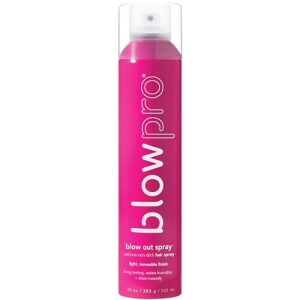blowpro Blow Out Serious Non-Stick Hairspray, Lasting Moveable Hold, Dries Instantly, Prevents Frizz and Flyaways, Silky Protein adds gloss and texture, Soy Proteins protect hair, 10oz Spray can