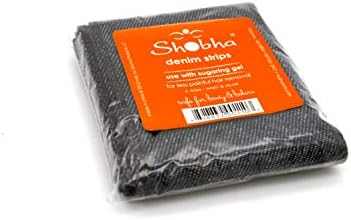 Denim Strips – 6 Waxing Strips for Hair Removal – Reusable Wax Strips for Body and Bikini Hair – Cloth Strips for Sugar Waxing and Traditional Waxing - Image 2