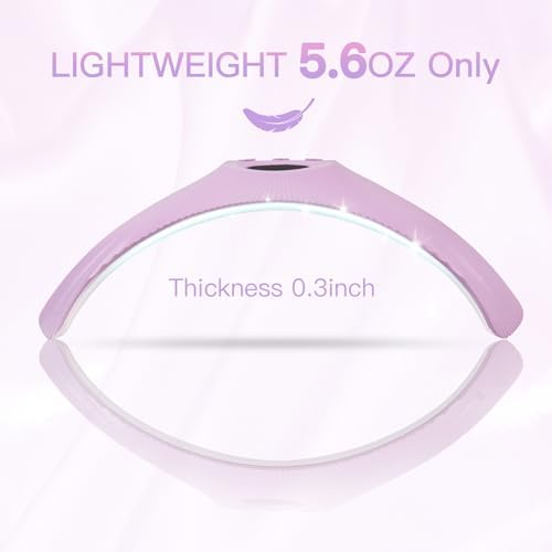 UV Light for Gel Nails, 75W Professional UV LED Nail Lamp for Fast Curing Nails, Super-Thin Salon-Grade Nail Dryer with Smart Sensor & 3 Timer Settings & LCD Display X33 - Image 7