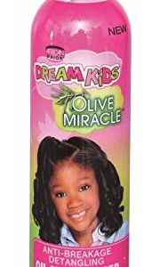 African Pride Kids Olive Miracle Detangler Oil 3-Pack 8 oz Each for Easy Combing