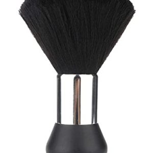 Black Large Barber Brush Neck Duster, Beomeen Soft Hairbrush for Hair Cutting Neck Face Cleaning Hair Sweep Brushes Salon Tool