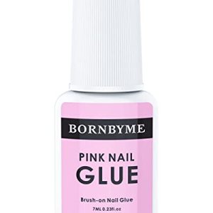 Nail Glue for Press on Nails, Brush on Glue BORNBYME 8ML Super Strong Long Lasting Adhesive Glue for Acrylic Nails False Nails 1 Pcs