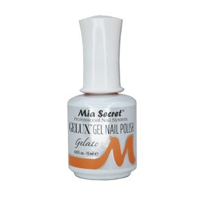 Mia Secret Gelux Soak-off gel nail polish color Melon - Gel polish cured with nail lamp - Esmaltes para uñas en gel de larga duración para lampara uv - Esmalte en gel color Melon
