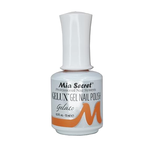 Mia Secret Gelux Soak-off gel nail polish color Melon - Gel polish cured with nail lamp - Esmaltes para uñas en gel de larga duración para lampara uv - Esmalte en gel color Melon