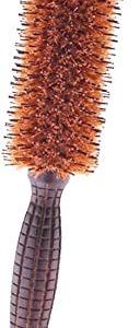 9-Inch Cylindrical Boar Bristle Styling Brush for Curly Hair