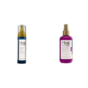 Maui Moisture Flexible Hold + Coconut Milk Curl Foam Mousse, for Curly Hair Styling, No Drying Alcohols, Parabens & Frizz-Free + Shea Butter Leave-in Conditioning Mist, Curly Hair Styling
