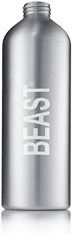 Beast Bottle - Reusable 1-Liter Eco-Friendly Shower Bottle Made from Durable Recycled Aluminum - Refillable with Tame The Beast Shampoo Conditioner Body Wash Liquid Soap Shaving Cream - Image 3