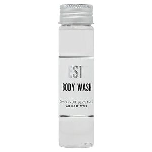 Grapefruit Bergamot Body Wash 1.41oz Biodegradable Bottle for Eco-Friendly Cleansing