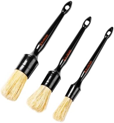Suds Lab HD Intensive Brush Kit 3 Pack- Premium Boar’s Hair Brushes - Scratch Free Design - Fine Detailing Brushes for Personal and Professional Use - Image 9