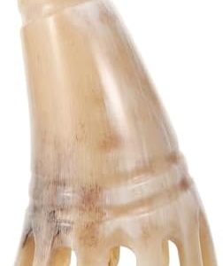 FRCOLOR Natural Horn Comb for Facial Massage and Skin Care, 6-Inch Size