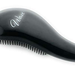 G.B.S Wave Multi-Function Glide Thru Brush Unisex Man and Women Long or Short Hair - Dense Black Bristles to Remove Knots, tangles Silky Smooth Finish.