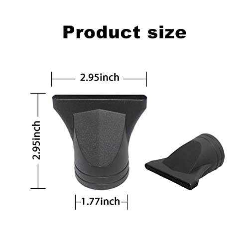 2 Piece Universal Hair Dryer Nozzle Set for 4.2-4.6cm Barrel Diameter - Image 6