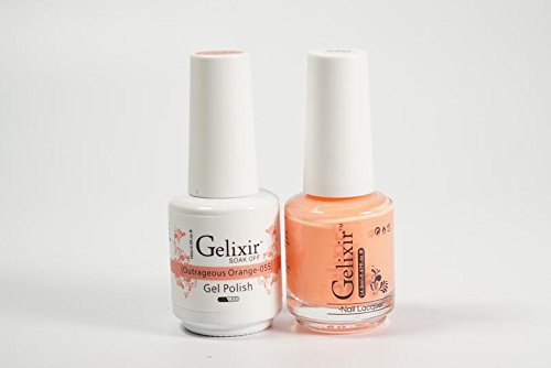 Gelixir - Duo UV/LED Soak Off Gel + Nail Polish (55 - Outrageous Orange)