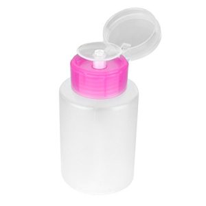 Nail Polish Remover Container Empty Pump Dispenser Refillable Portable Bottle Manicure Tool for Store Nail Unloading Water Alcohol Makeup Remover